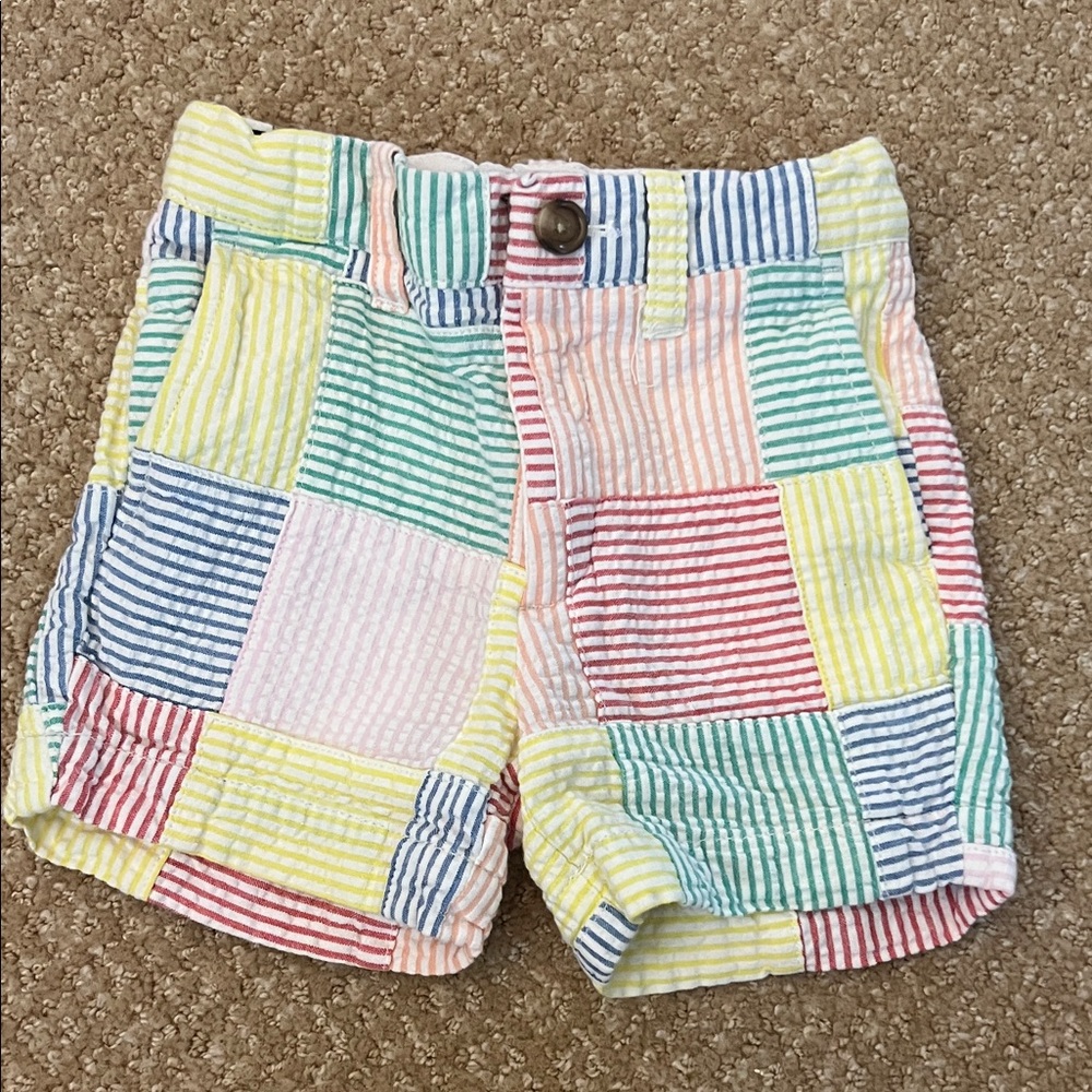 Crewcuts Multicolor Patchwork Kids Shorts